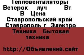 Тепловентиляторы “Ветерок“, “луч“ -1250 Вт/220 В › Цена ­ 550 - Ставропольский край, Ставрополь г. Электро-Техника » Бытовая техника   